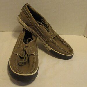 Original Penguin Dr.Scholls Men Size 10.5 Brown White Lace Up Outdoors Shoes